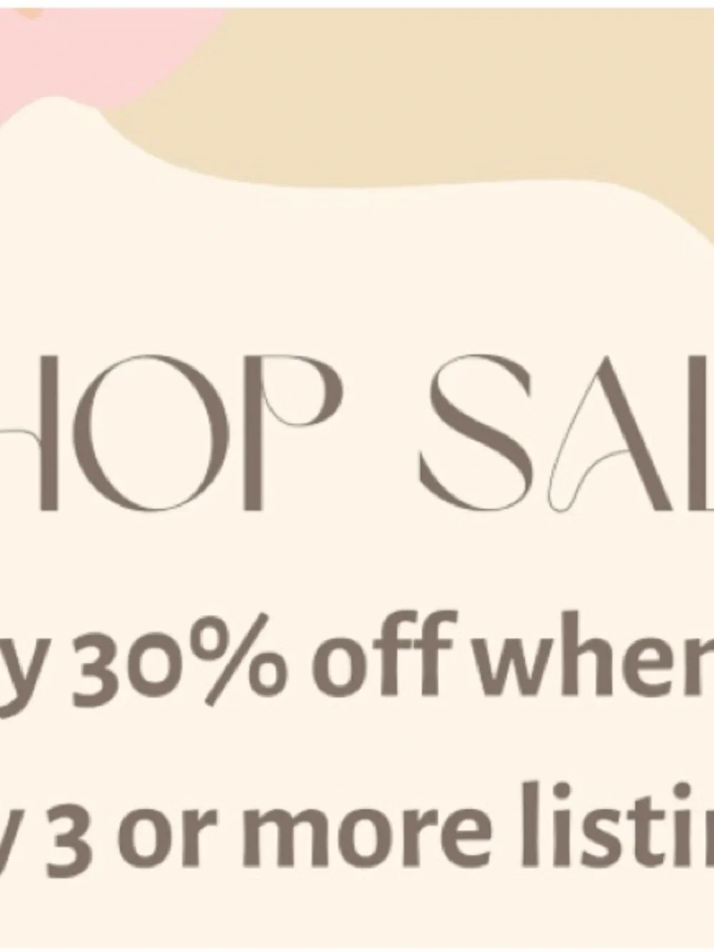 SPECIAL OFFER BUY 3 OR MORE GET30% OFF ON YOUR TOTAL PURCHASE